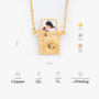 6620JUS3 personalized camera locket necklace photo gifts for her 6620J