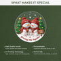 6623OUS4 acrylic snowman ornament_ personalized christmas gift for couples 6623OKQ5G