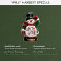 6639OUS4 3d printing effect acrylic snowman christmas ornaments with photo custom family gifts_ 6639OTQ5I