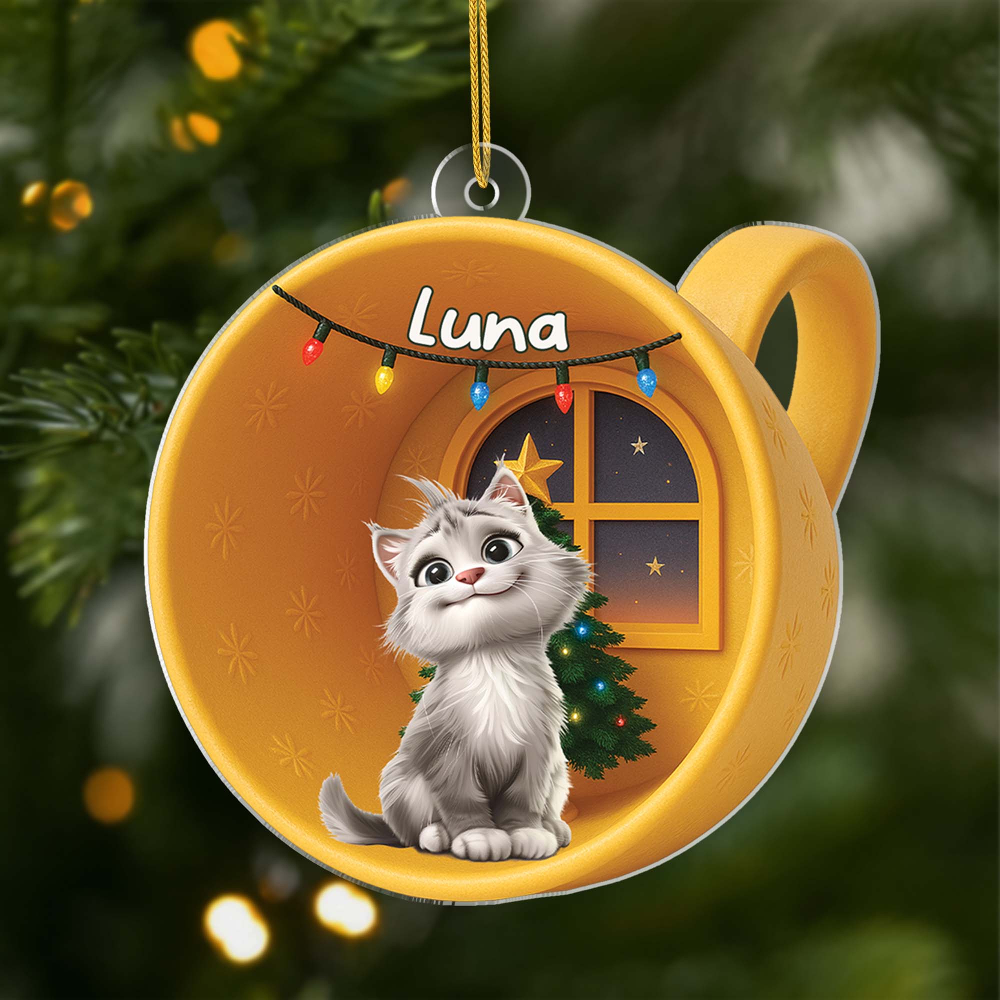 6641OUS1 3d printing effect personalized cat christmas ornaments_ acrylic cat lover gifts 6641O3M5D