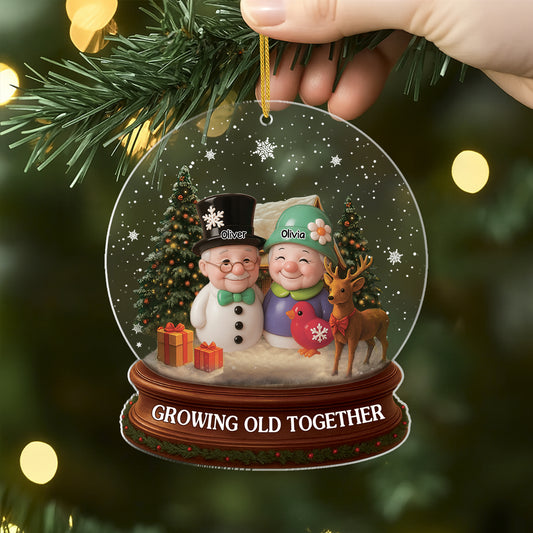 6644OUS2 3d printing effect acrylic snow globe ornament_ custom couples christmas gifts 6644OTZ5G