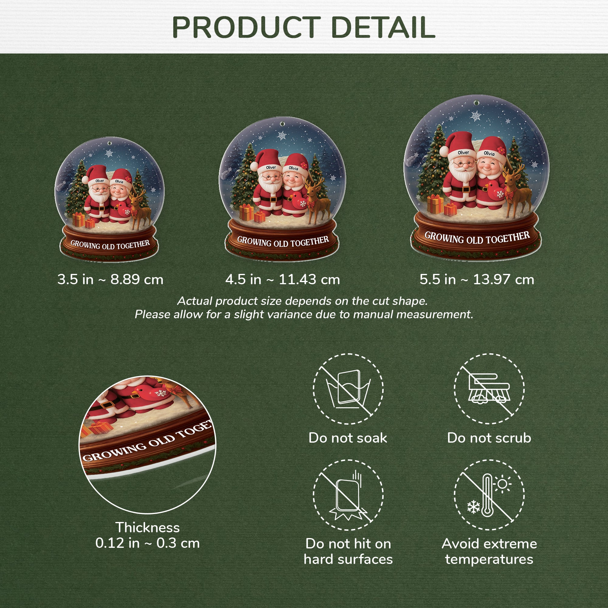 6644OUS3 3d printing effect acrylic snow globe ornament_ custom couples christmas gifts 6644OTZ5G