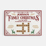 6650CUS1 personalized christmas canvas family crossword wall art 6650C8ZMI