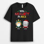 6651AUS1 personalized christmas shirt with cats _ 99_ naughty 1_ nice 6651AKXMD