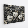 6661CUS1 our family love is rock solid canvas personalized family gifts 6661C8LAI_2
