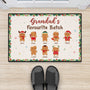 6663DUK2 gingerbread christmas doormat custom gifts for grandma grandpa 6663DKYMA