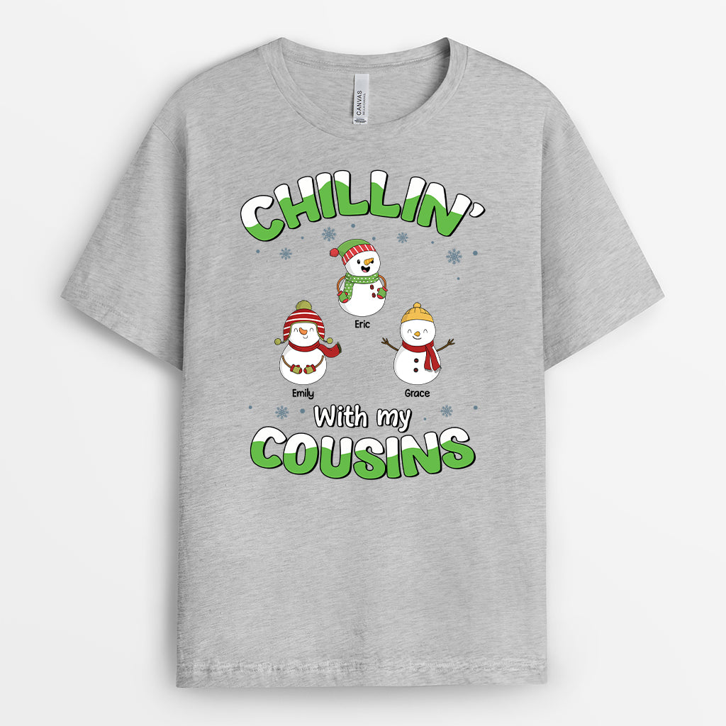 6670AUS2 funny chillin with my cousins shirt personalized christmas gift 6670ATKNE