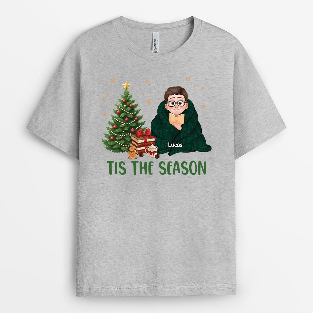 6711AUS2 tis the season shirt_ personalized christmas gifts 6711A