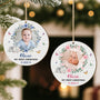 6714OUS2 1 layered wooden newborn ornaments_ with photo custom christmas gifts for kids 6714O8PTK