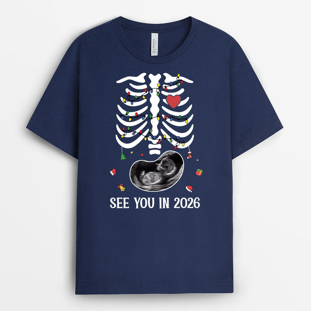 6719AUS2 personalized ultrasound shirts christmas gifts for mom to be_ 6719AKPZA