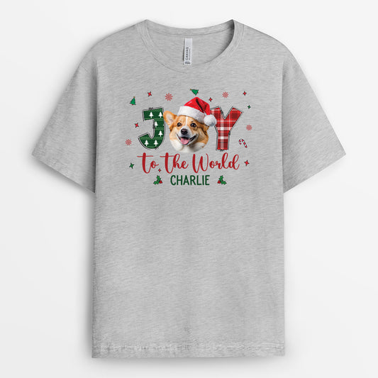 6722AUS2 joy to the world shirt_ personalized christmas t shirts with photos 6722A3TCA