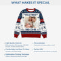 6725WUS5 custom photo ugly christmas sweater gifts for parents to be 6725WKZNB