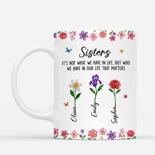 6742MUS1 its not what we have in life personalized mugs for sisters friends_ 6742M6TZA