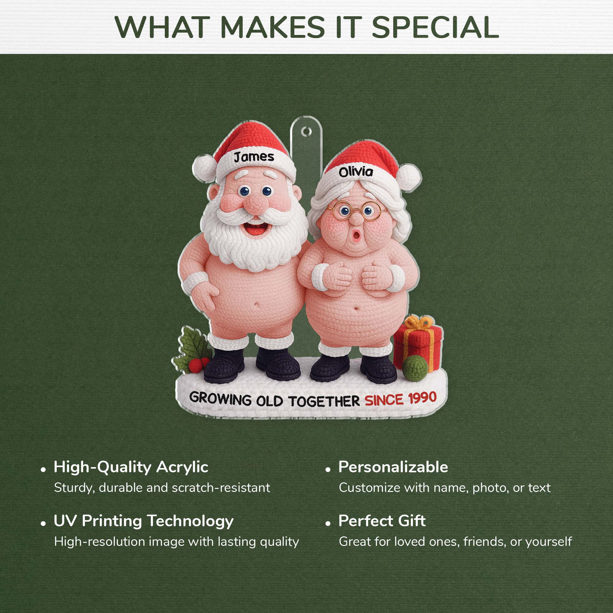 6747OUS4 3d printing effect acrylic naughty mr and mrs claus ornaments_ custom xmas gifts for couples 6747O6Z5G