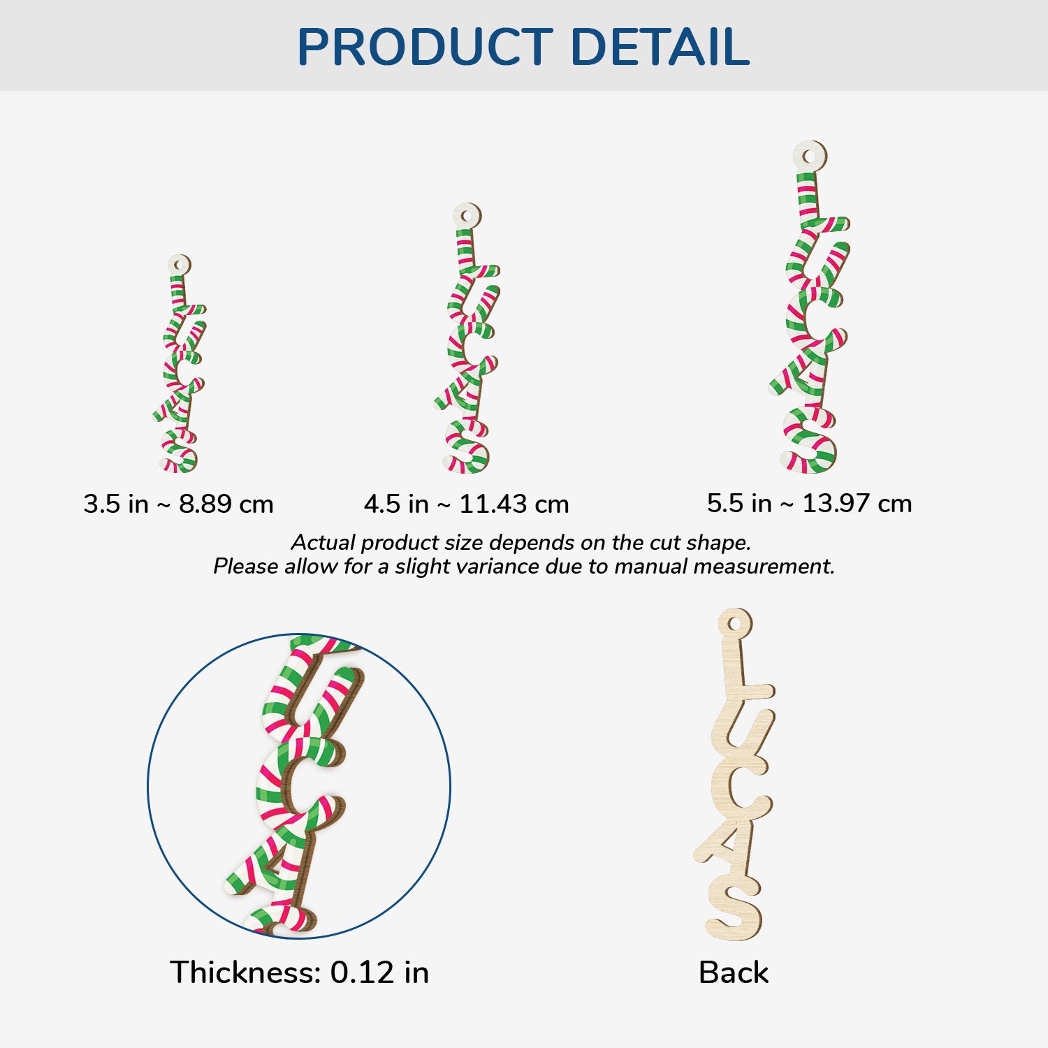 6750OUS3 3d printing effect 1 layered wood candy cane letter ornaments custom christmas gifts_ 6750OKM5B