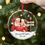 6753OUS2 glass santa claus ornaments_ custom christmas gifts for couples 6753OKL5G