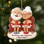 6757OUS1 3d printing effect custom acrylic growing old together since ornament_ couples xmas gift 6757O3MTG