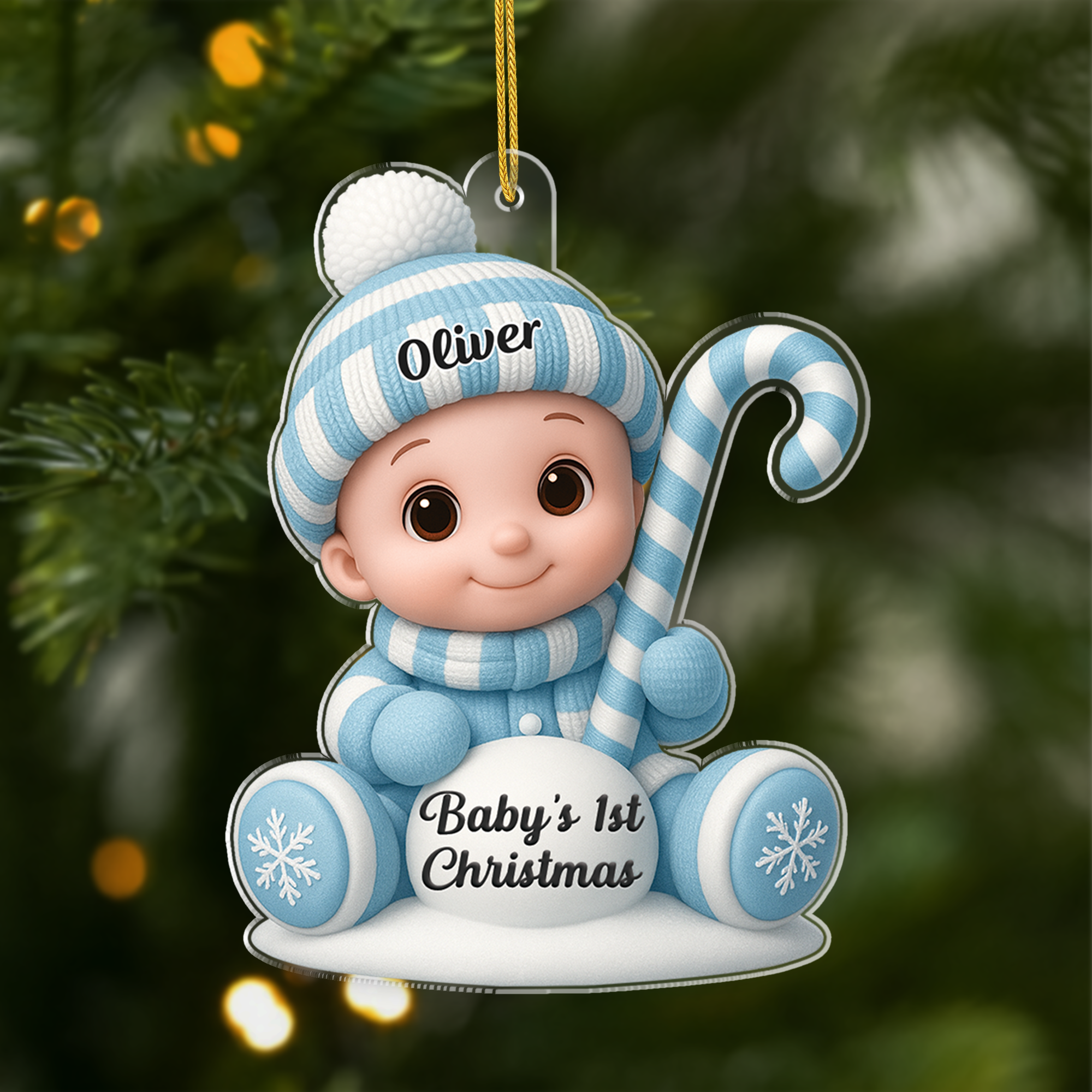 6758OUS1 3d printing effect babys 1st christmas ornament custom acrylic_ ornaments 6758O3QCK