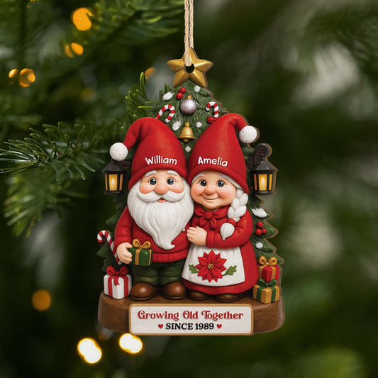 6795OUS1 3d printing effect 1 layered wood gnome ornaments custom christmas gifts for couples 6795O8PTG
