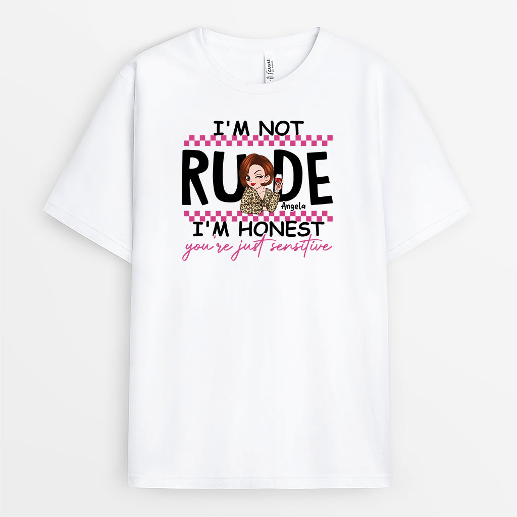 6920AUS1 im not rude im honest shirt funny personalized gifts for her 6920ATZNA