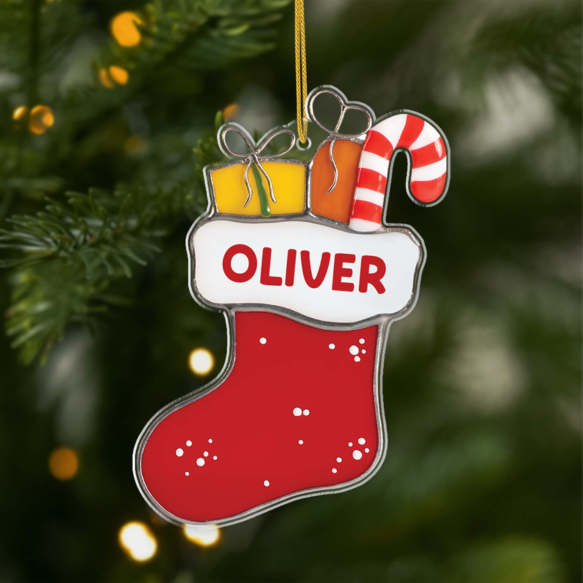 6921OUS1 3d printing effect acrylic ornaments with names custom christmas gifts for him her 6921OKP5B
