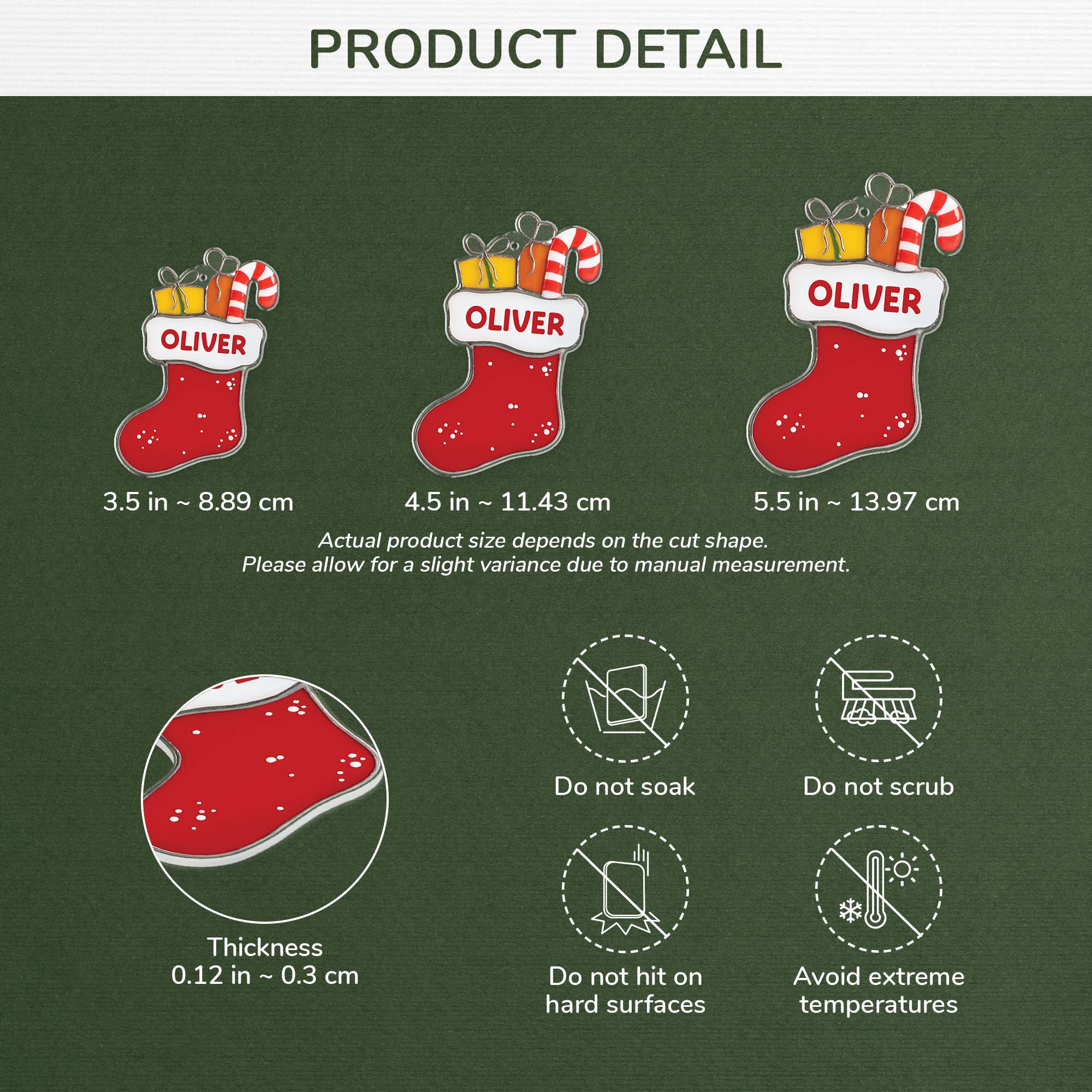 6921OUS3 3d printing effect acrylic ornaments with names custom christmas gifts for him her 6921OKP5B