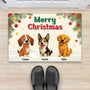 6923DUS1 dog christmas doormat personalized gifts for dog lovers 6923D86WC2