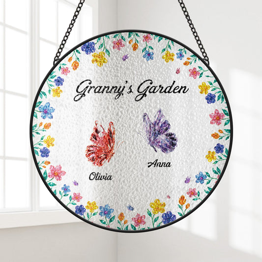 6941UUK1 personalised butterfly stained glass suncatcher_ for mumgranny 6941utvta_1