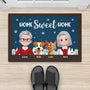 6943DUK1 home sweet home doormat_ custom christmas gifts for family with dog cat 6943D3YTI
