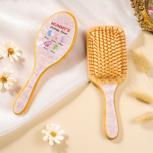 6947AUK1 personalised grandmas butterfly kisses uv printed acetate hairbrush 6947aqtvta_3
