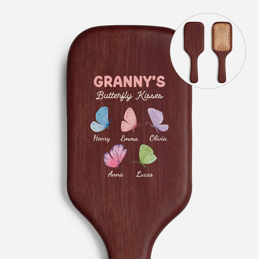 6947AUK1 personalised grandmas butterfly kisses wooden hairbrush 6947aqtvta_1_6c1e4f72 12ca 493e b9e7 b37964094895