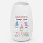 6947AUK1 personalised grannys butterfly kisses matte ceramic vase for mumgrandma 6947aotvta_1