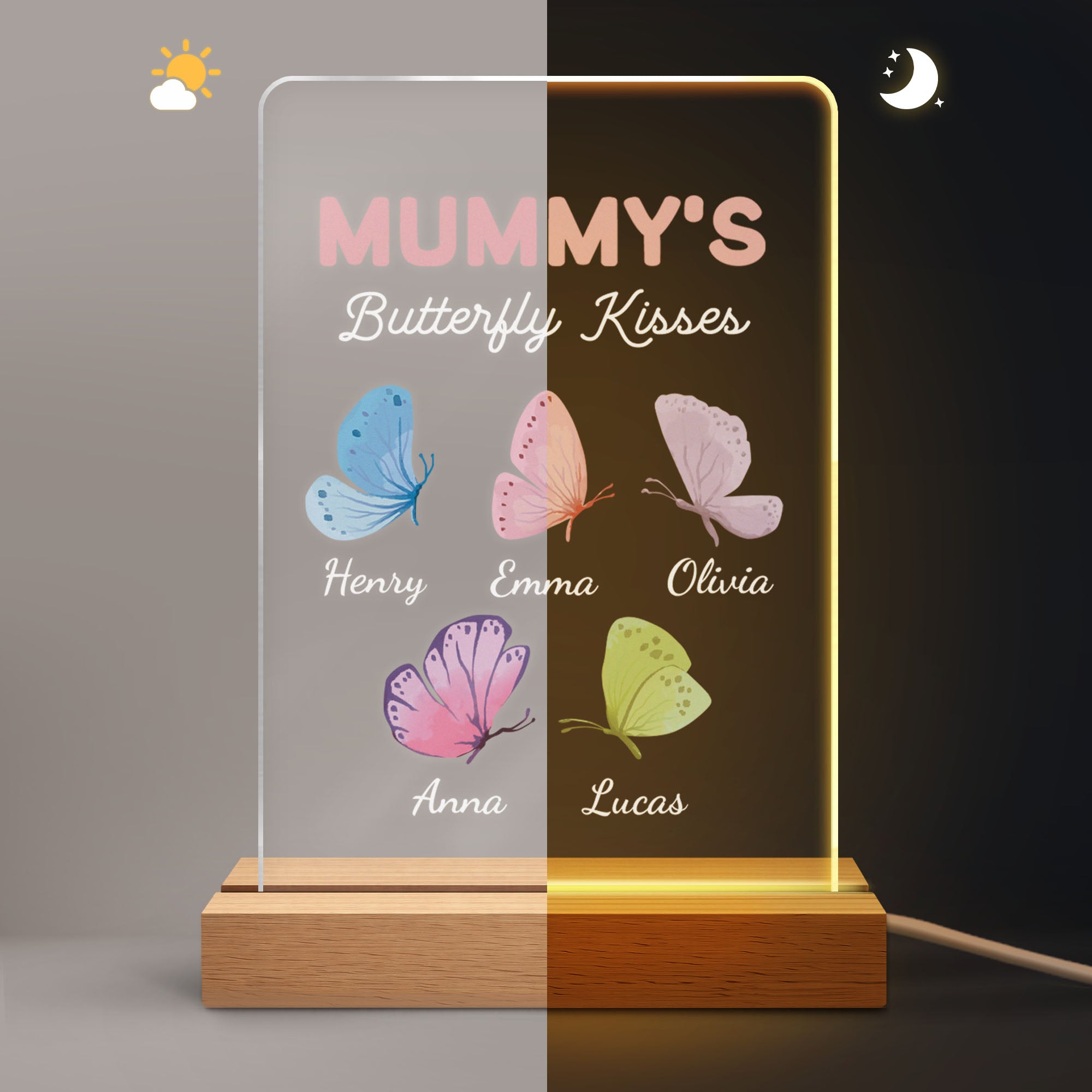 6947LUK1 personalised grannys butterfly kisses night light 6947ltvta_2