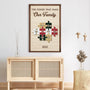 6952CUS3 personalized family canvas with names_ family puzzle wall art 6952CTPZI