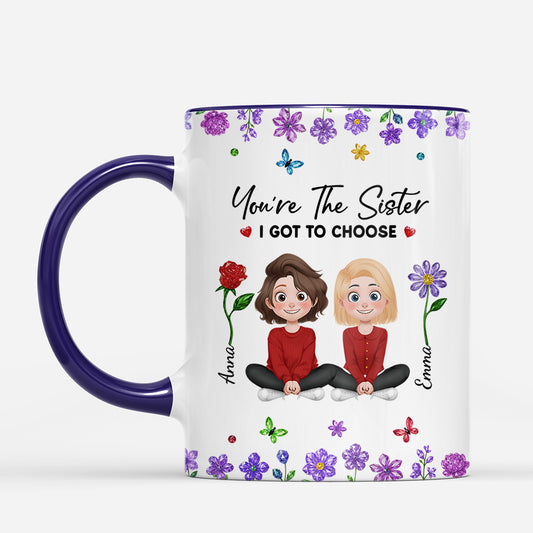 6980MUS2 3d printing effect personalized sister mugs you are the sister i got to choose _gifts 6980M6PWA