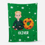6992BUS1 personalized christmas blankets_ with names gifts for him her 6992B