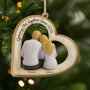6996OUS1 1 layered wood growing old together ornament cusotm couples christmas gifts 6996OTL5G_1