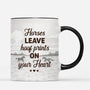 6998MUS3 horses leave hoofprints on your heart mug personalized horse gifts 6998M8ZCU