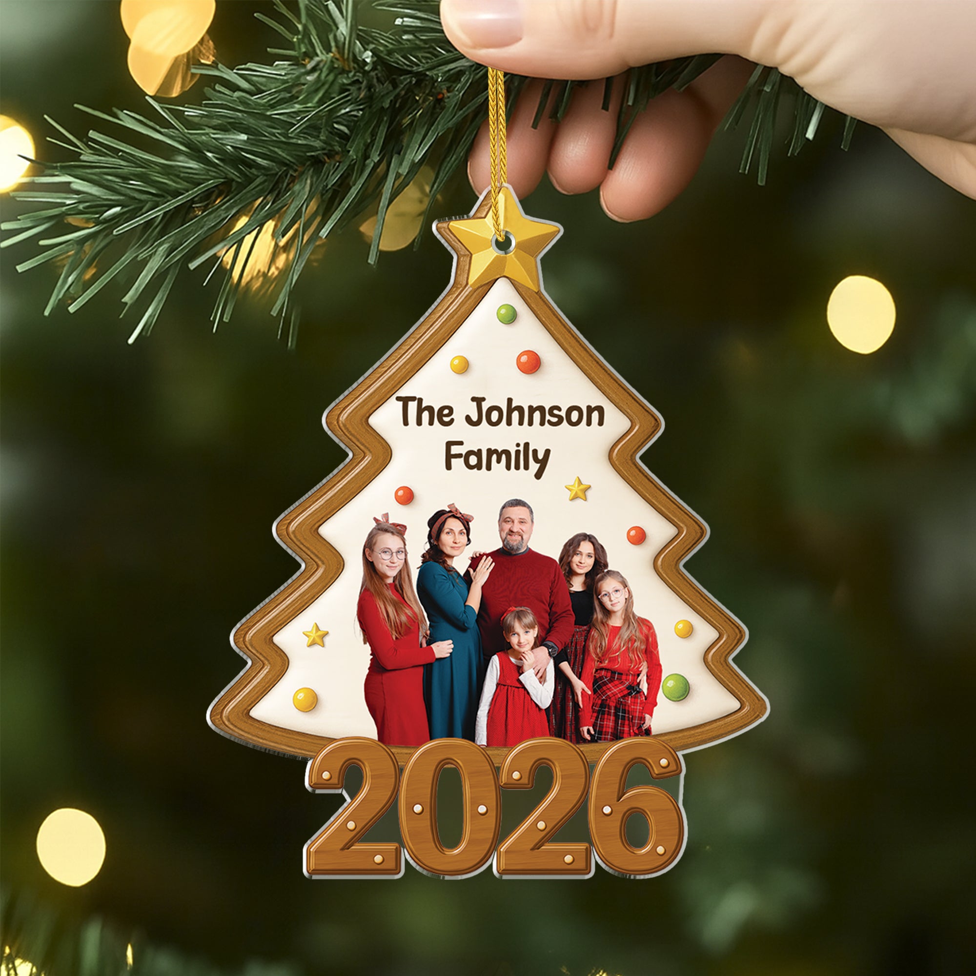 6999OUS2 acrylic christmas tree ornaments with photo custom gifts for family 6999O8TNI