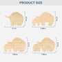 7005QUS4 wooden elephant family puzzle_ personalized gift for family 7005Q0V3I