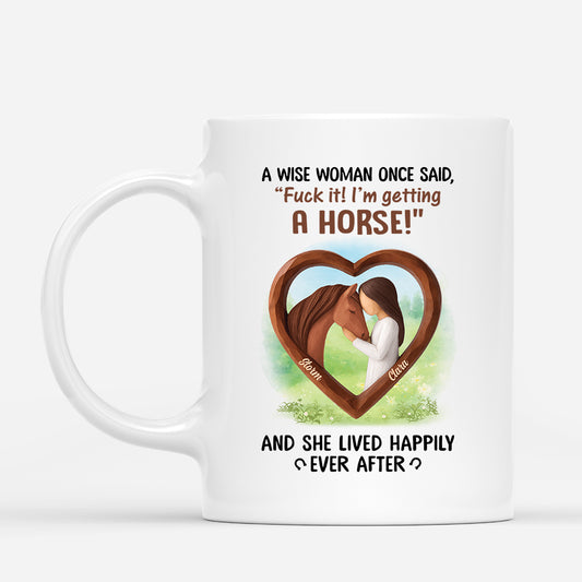 7016MUS1 a wise woman once said_ t shirt personalized gifts for horse lover 7016MKZ5U