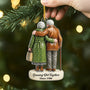 7026OUS2 3d printing effect personalized acrylic ornaments christmas gifts for old couples 7026O3T5G