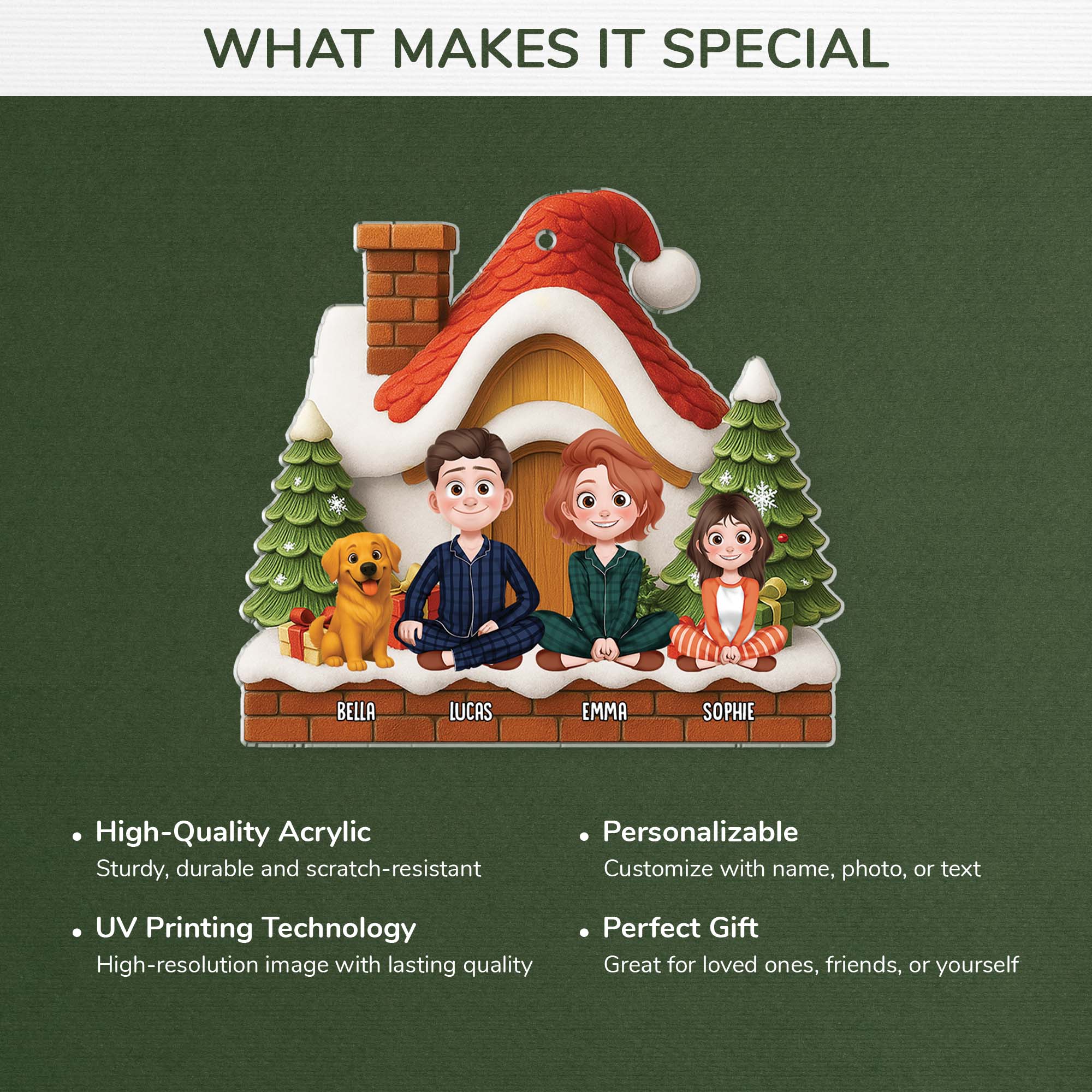 7029OUK4 acrylic family ornament with dog cat personalized christmas gift_ 7029OTY5I