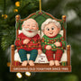 7030OUS1 3d printing effect custom acrylic christmas ornaments gifts for an old couple 7030OTT5G
