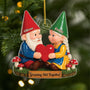 7032OUS1 3d printing effect acrylic gnome ornaments custom christmas gifts for a couple_ 7032O3Q5G