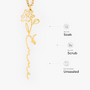 7040JUS1 personalized birth flower necklace with name_ gifts for her him 7040J0L5A_5