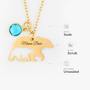 7042JUS4 mama bear necklace with birthstones custom gifts for mom grandma 7042J0T5A
