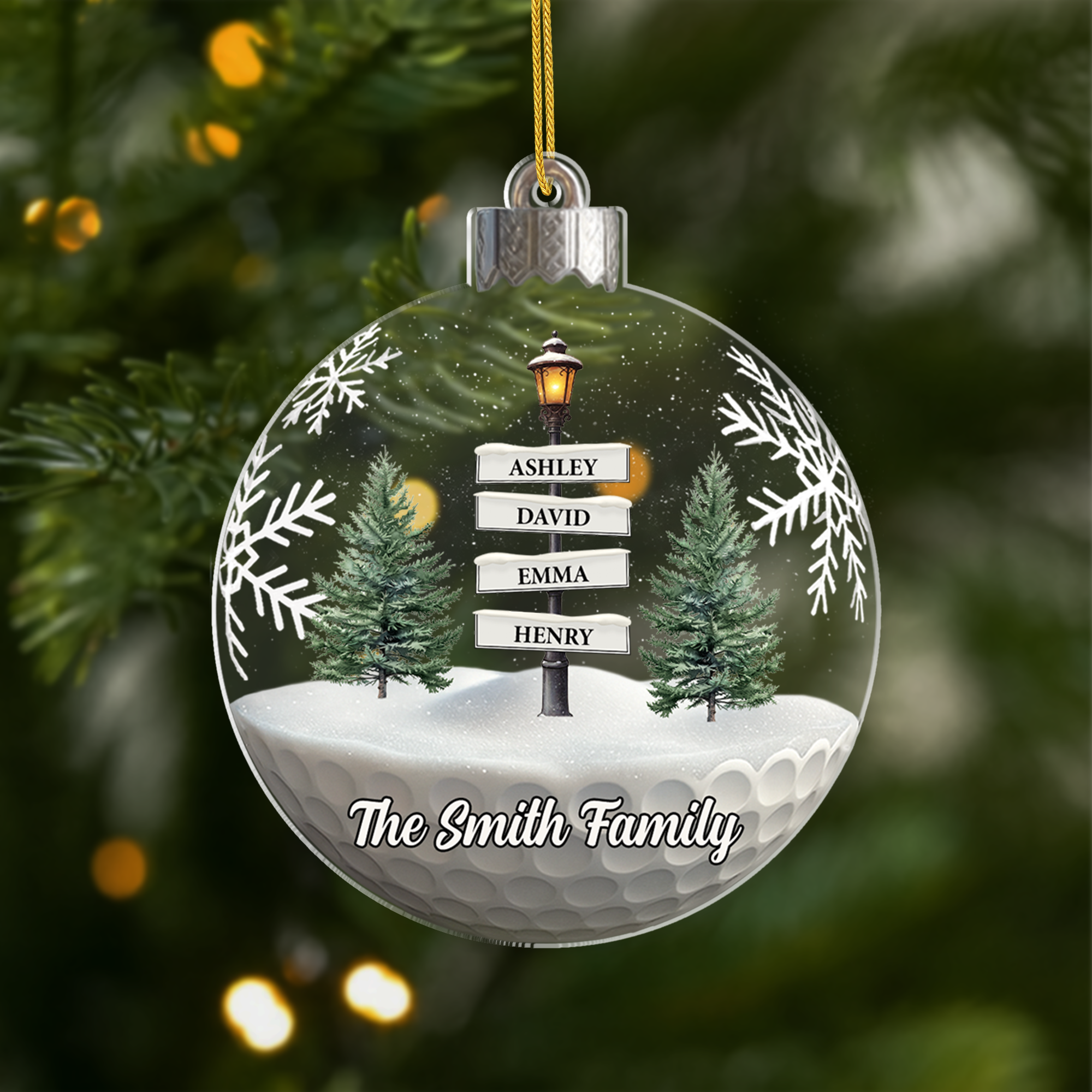 7055OUS1 3d printing effect acrylic street sign ornament custom family christmas gift 7055O8T5I