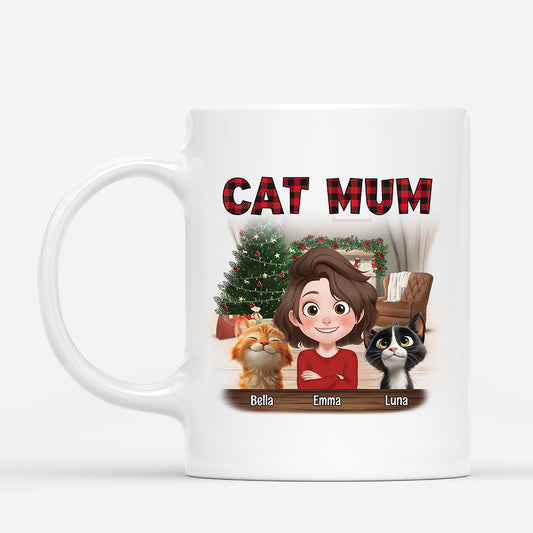 7056MUK1 personalized cat mom mug_ christmas gifts for cat owners 7056MKZ5D