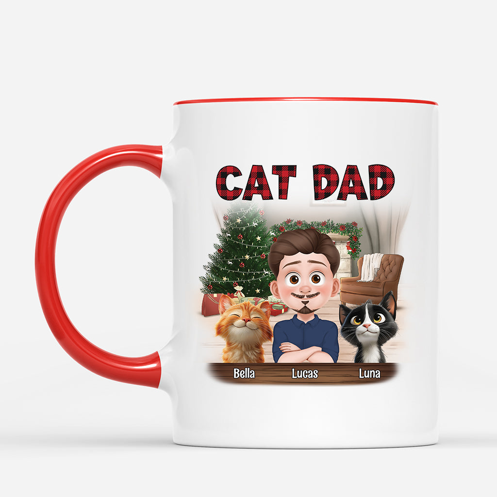 7056MUK2 personalized cat mom mug_ christmas gifts for cat owners 7056MKZ5D